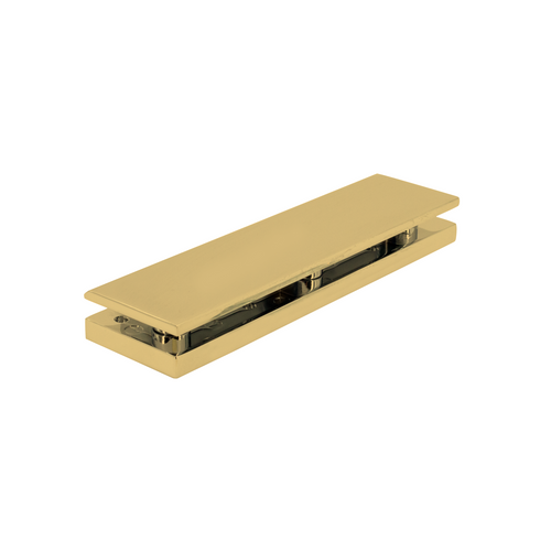 Sugatsune HES3D-G120BKT-GP: HES3D-120 Series Hinge Mounting Bracket for Glass Door - Gold