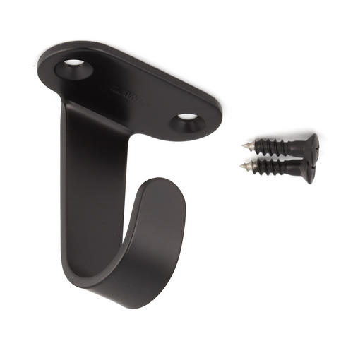 Sugatsune HJ-50SBL: 47mm Undermount Utility Hook - Satin Black