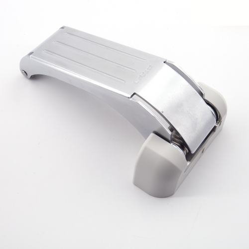 Sugatsune LAD-ST-H: High Torque Lift Assist Damper w/Angle Stopper - Off White/Chrome/Nickel