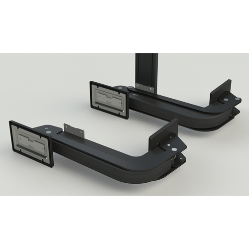 Sugatsune LIN-X800H-BL-S: MonoFlat Lateral Opening Cabinet Door System - Black