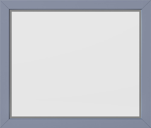 Jeffrey Alexander 33" Cade Mirror - Blue Steel Frame