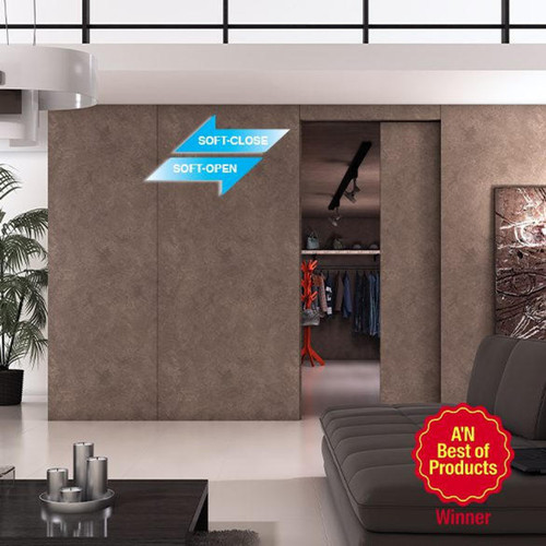 Sugatsune MFU1200-40-R: MonoFlat Flush Sliding Door System (right) - 88 Lbs.