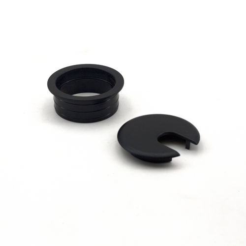 Sugatsune S445/BLK: 45mm Round Cable Grommet - Black