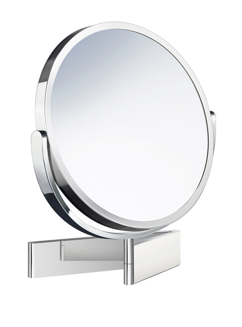 Smedbo FK490: Outline Wall-Mount Swing Arm Shaving/Make-Up Mirror - Polished Chrome