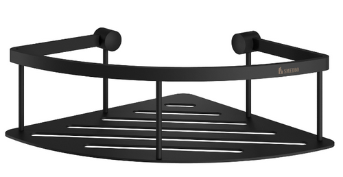 Smedbo DB3031: Sideline Single Shower Basket - Matte Black