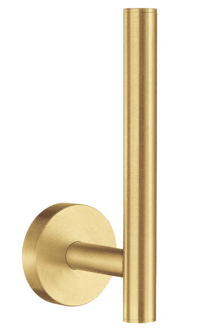 Smedbo HV320: Home Spare Toilet Paper Holder - Brushed Brass