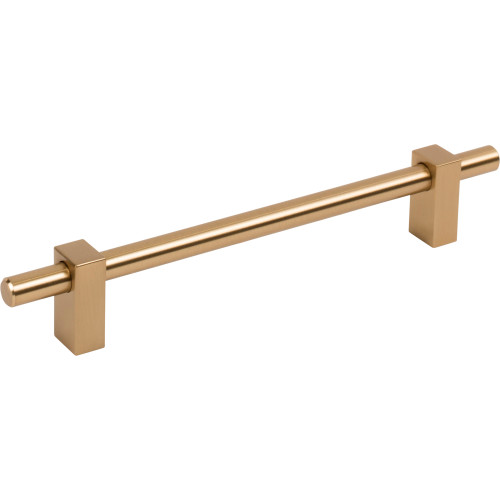 Jeffrey Alexander 478-160SBZ: 160mm cc Larkin Bar Cabinet Pull - Satin Bronze