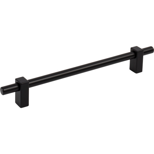 Jeffrey Alexander 478-192MB: 192mm cc Larkin Bar Cabinet Pull - Matte Black