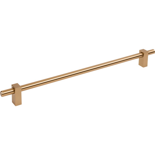 Jeffrey Alexander 478-305SBZ: 305mm cc Larkin Bar Cabinet Pull - Satin Bronze