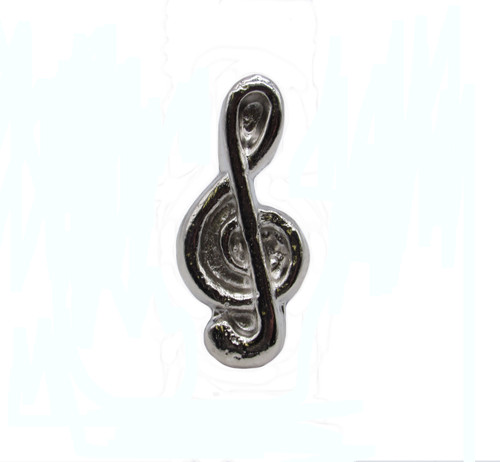 Buck Snort KB00135-0100: 7/8" Treble Clef Cabinet Knob - Nickel