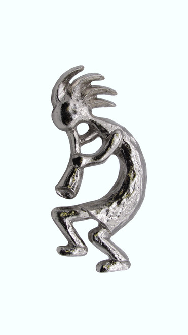 Buck Snort KB00265-0100: 1-1/2" Kokopelli Cabinet Knob - (left facing) - Nickel