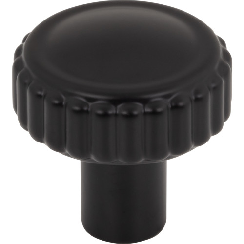 Top Knobs TK3180BLK: 1-1/4" Holden Cabinet Knob - Flat Black