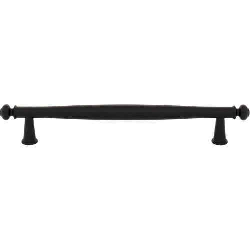 Top Knobs TK3193BLK: 6-5/16" cc Coddington Cabinet Pull - Flat Black