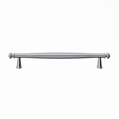 Top Knobs TK3198PC: 18" cc Coddington Appliance Pull - Polished Chrome