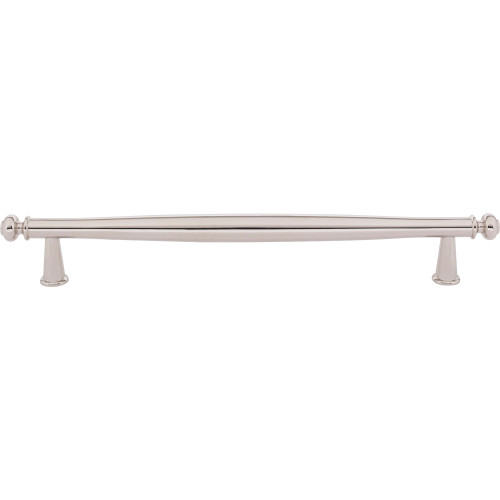 Top Knobs TK3198PN: 18" cc Coddington Appliance Pull - Polished Nickel