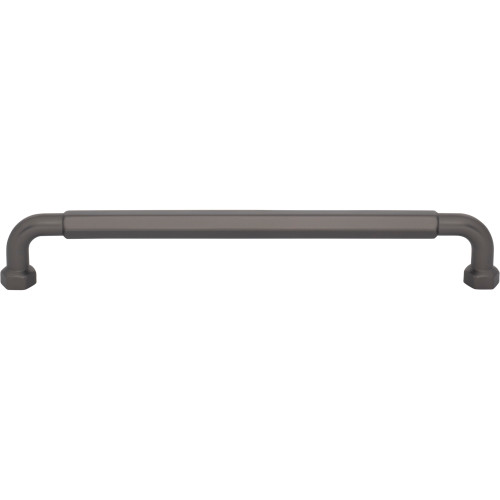 Top Knobs TK3204AG: 7-9/16" cc Dustin Cabinet Pull - Ash Gray