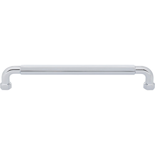 Top Knobs TK3208PC: 18" cc Dustin Appliance Pull - Polished Chrome