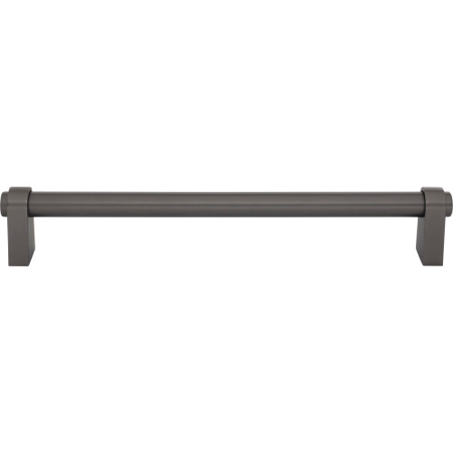 Top Knobs TK3217AG: 18" cc Lawrence Appliance Pull - Ash Gray