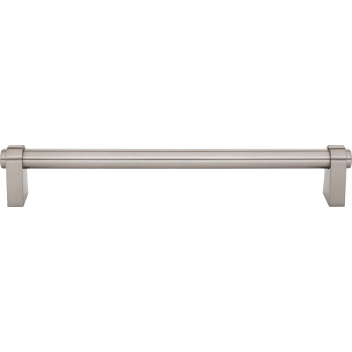 Top Knobs TK3217BSN: 18" cc Lawrence Appliance Pull - Brushed Satin Nickel
