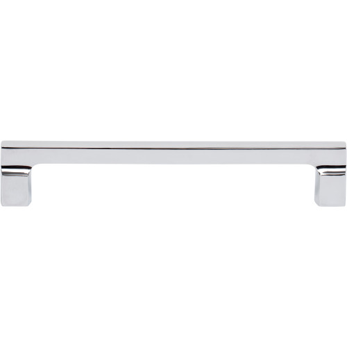 Atlas A524-CH: 160mm cc Reeves Square Bar Cabinet Pull - Polished Chrome