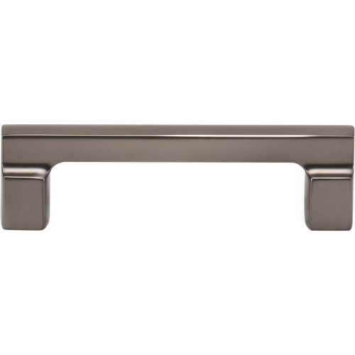 Atlas A522-SL: 96mm cc Reeves Square Bar Cabinet Pull - Slate