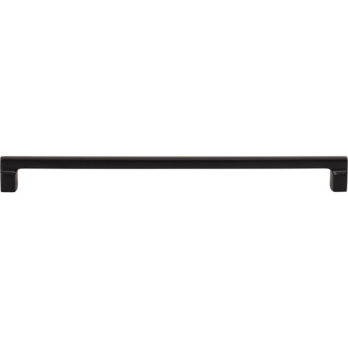Atlas A527-BL: 12" cc Reeves Square Bar Cabinet Pull - Matte Black