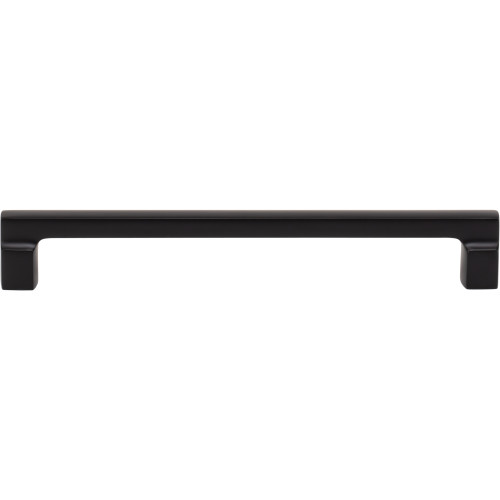 Atlas A525-BL: 192mm cc Reeves Square Bar Cabinet Pull - Matte Black