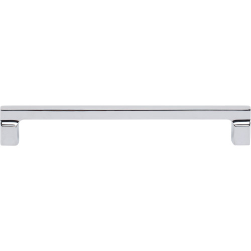 Atlas A525-CH: 192mm cc Reeves Square Bar Cabinet Pull - Polished Chrome
