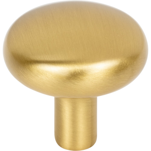 Jeffrey Alexander 329BG: 1-1/4" Loxley Mushroom Cabinet Knob - Brushed Gold