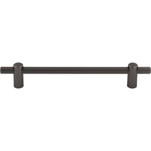 Top Knobs TK3254AG: 6-5/16" cc Dempsey Bar Cabinet Pull - Ash Grey