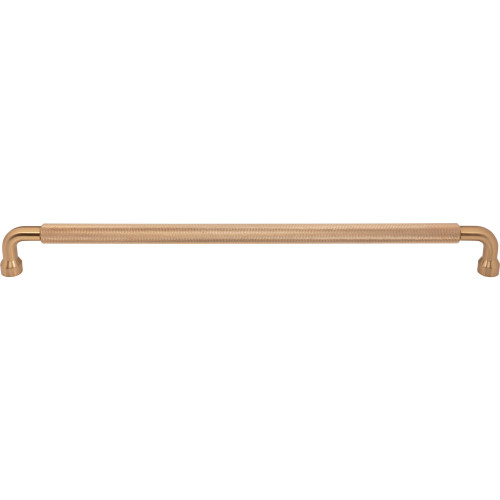 Top Knobs TK3269HB: 18" cc Garrison Bar Cabinet Pull - Honey Bronze