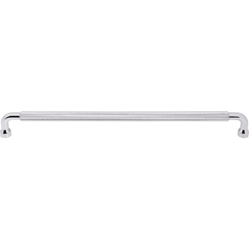 Top Knobs TK3269PC: 18" cc Garrison Bar Cabinet Pull - Polished Chrome