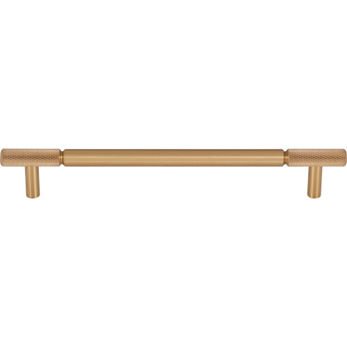 Top Knobs TK3243HB: 7-9/16" cc Prestwick Bar Cabinet Pull - Honey Bronze