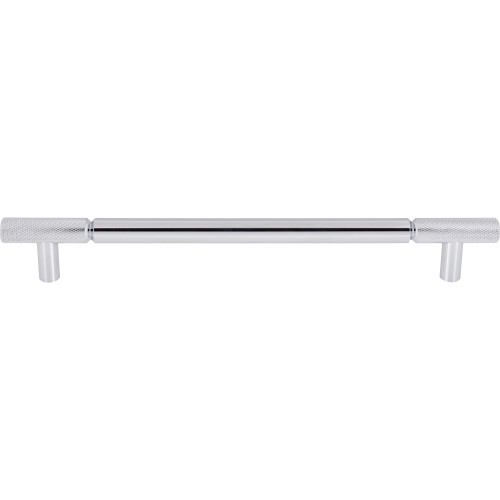 Top Knobs TK3246PC: 12" cc Prestwick Bar Cabinet Pull - Polished Chrome