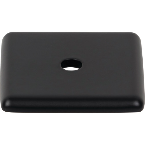 Top Knobs TK3280BLK: 1-1/4" Radcliffe  Backplate - Flat Black