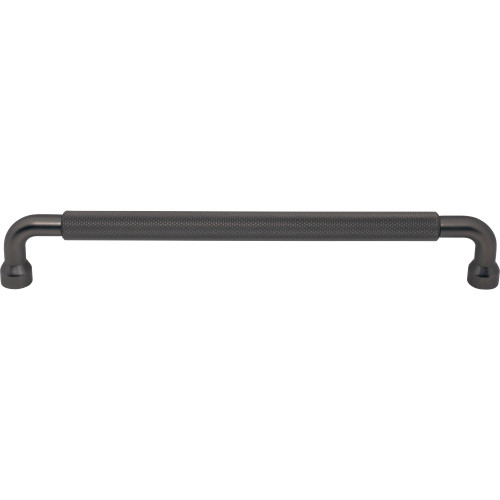 Top Knobs TK3268AG: 12" cc Garrison Bar Cabinet Pull - Ash Grey
