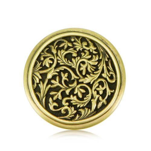 Edgar Bererbi 8457BB: 1-7/16" Glendale Court Cabinet Knob - Burnished Brass