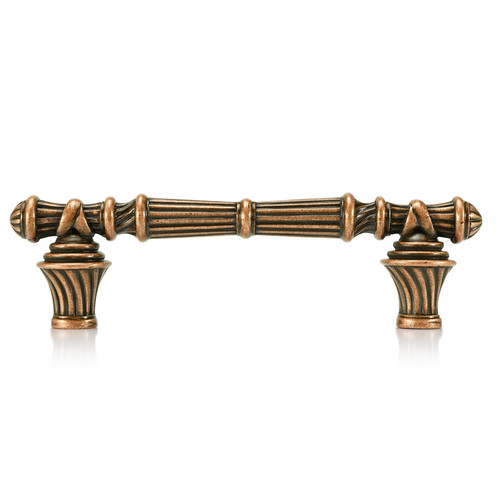 Edgar Bererbi 8879AC: 3-1/2" cc Westport Cabinet Pull - Artisan Copper
