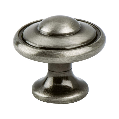 Berenson 2921-1BBN: 1-3/16" Euro Traditions Cabinet Knob - Brushed Black Nickel