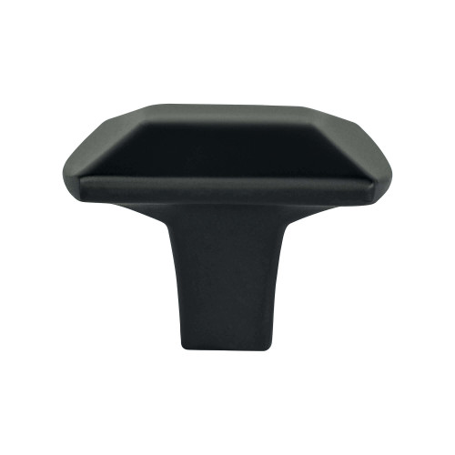Berenson 4207-1055: 1-7/16" Laura Rectangular Cabinet Knob - Matte Black