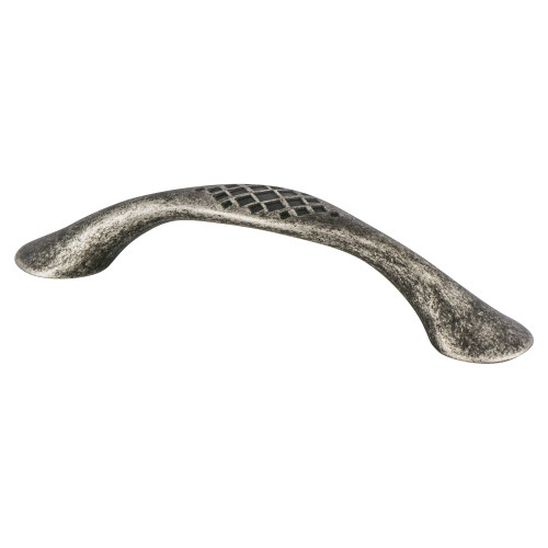 Berenson 7110-1RN-C: 96mm cc Overture Cabinet Pull - Rustic Nickel