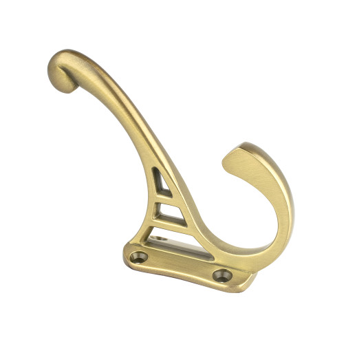 Berenson 8018-MDB: 4" Prelude Double Coat Hook - Modern Brushed Gold