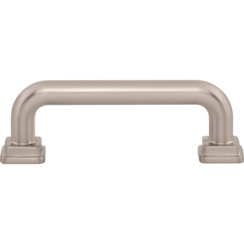 Atlas A6022-BRN: 3" cc Kimberton Bar Cabinet Pull - Brushed Nickel