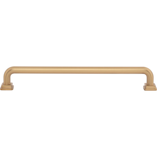 Atlas A6026-WB: 7-9/16" cc Kimberton Bar Cabinet Pull - Warm Brass