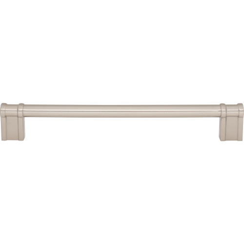 Top Knobs TK3389BSN: 18" cc Newburn Appliance Pull - Brushed Satin Nickel