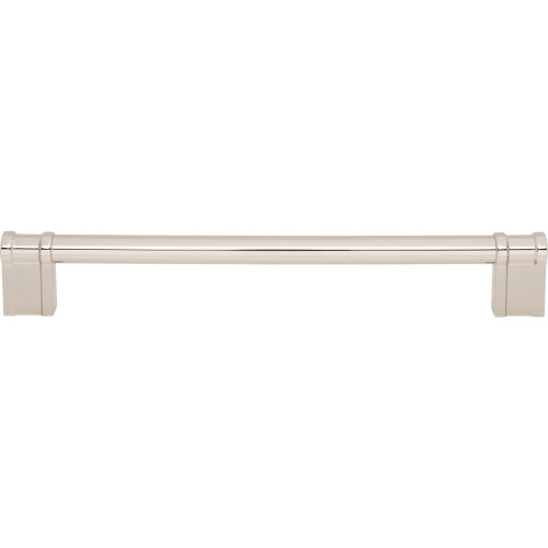 Top Knobs TK3389PN: 18" cc Newburn Appliance Pull - Polished Nickel