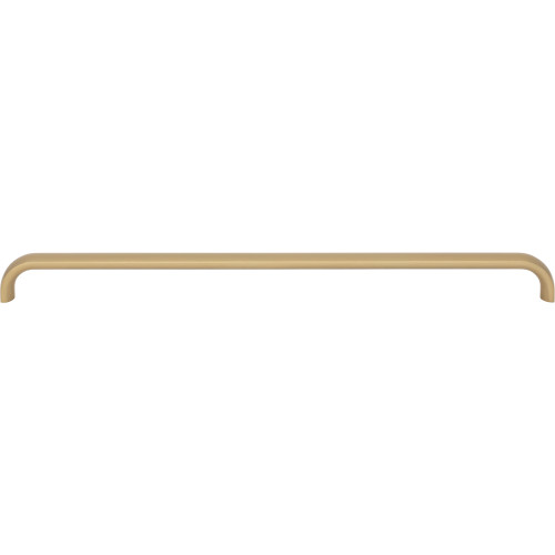 Top Knobs TK3347HB: 12" cc Brockwell D-Handle Cabinet Pull - Honey Bronze