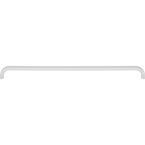 Top Knobs TK3347PC: 12" cc Brockwell D-Handle Cabinet Pull - Polished Chrome
