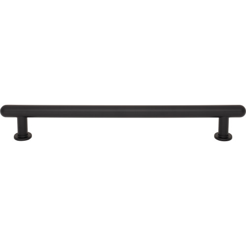 Top Knobs TK3338BLK: 18" cc Lambert Appliance Pull - Flat Black