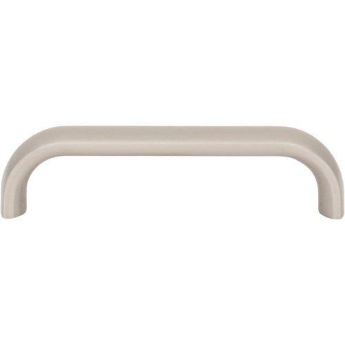 Top Knobs TK3342BSN: 3-3/4" Brockwell D-Handle Cabinet Pull - Brushed Satin Nickel